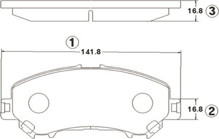 CTR GK1423 - Kit pastiglie freno, Freno a disco autozon.pro