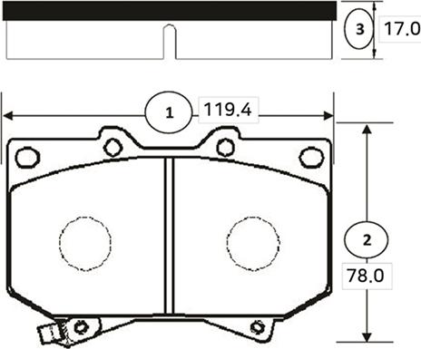 CTR GK1044 - Kit pastiglie freno, Freno a disco autozon.pro