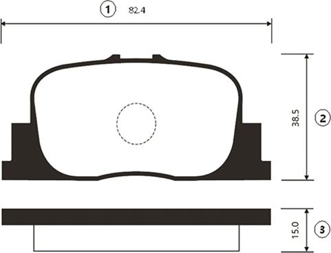 CTR GK1046 - Kit pastiglie freno, Freno a disco autozon.pro