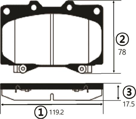 CTR GK1043 - Kit pastiglie freno, Freno a disco autozon.pro