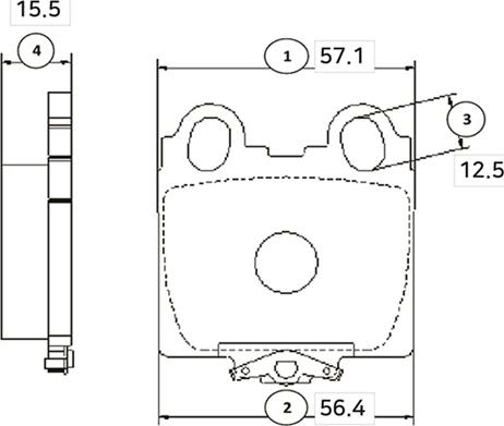 CTR GK1042 - Kit pastiglie freno, Freno a disco autozon.pro