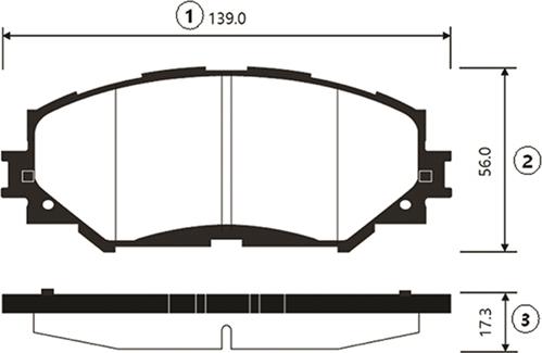 CTR GK1062 - Kit pastiglie freno, Freno a disco autozon.pro