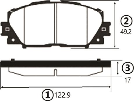 CTR GK1081 - Kit pastiglie freno, Freno a disco autozon.pro