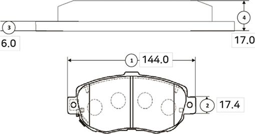 CTR GK1039 - Kit pastiglie freno, Freno a disco autozon.pro