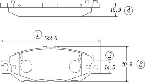 CTR GK1038 - Kit pastiglie freno, Freno a disco autozon.pro