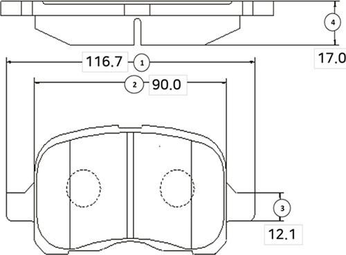 CTR GK1032 - Kit pastiglie freno, Freno a disco autozon.pro