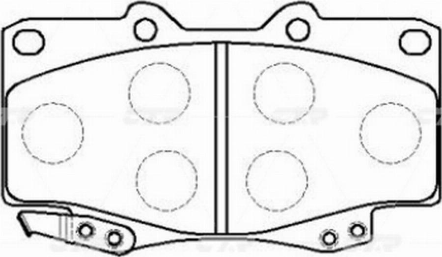 CTR GK1027P - Kit pastiglie freno, Freno a disco autozon.pro