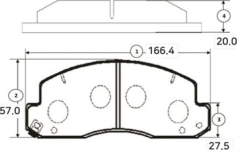 CTR GK1152 - Kit pastiglie freno, Freno a disco autozon.pro