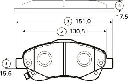 CTR GK1167 - Kit pastiglie freno, Freno a disco autozon.pro