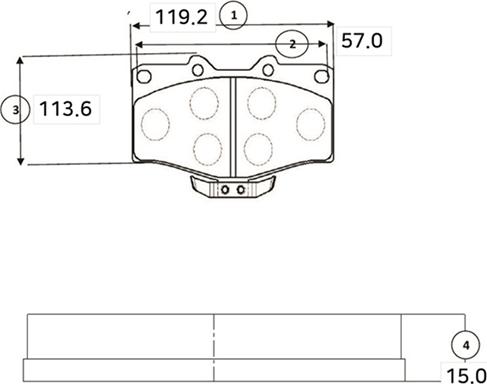 CTR GK1109 - Kit pastiglie freno, Freno a disco autozon.pro