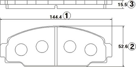 CTR GK1137 - Kit pastiglie freno, Freno a disco autozon.pro