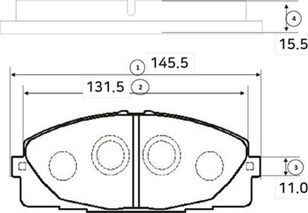 CTR GK1172 - Kit pastiglie freno, Freno a disco autozon.pro