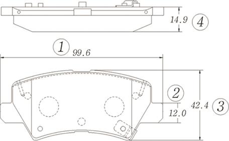 CTR GK1393 - Kit pastiglie freno, Freno a disco autozon.pro