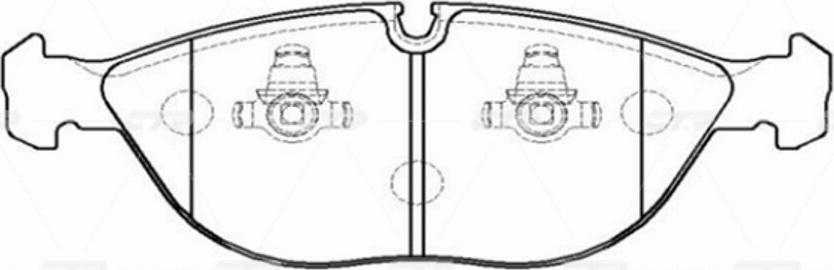 CTR GK1311 - Kit pastiglie freno, Freno a disco autozon.pro