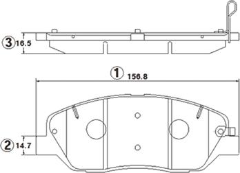 CTR GK1384 - Kit pastiglie freno, Freno a disco autozon.pro