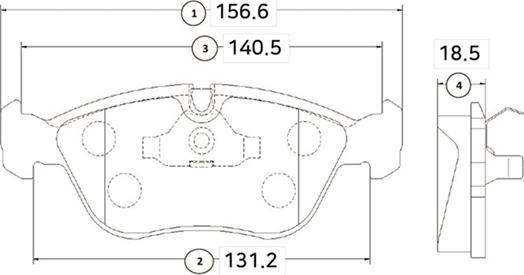 CTR GK1213 - Kit pastiglie freno, Freno a disco autozon.pro