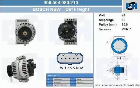 PSH 906.504.080.210 - Alternatore autozon.pro