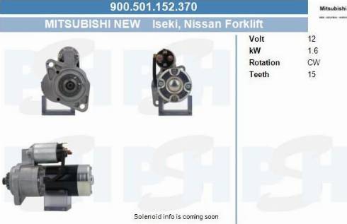 PSH 900.501.152.370 - Motorino d'avviamento autozon.pro