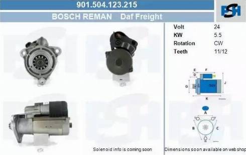 PSH 901.504.123.215 - Motorino d'avviamento autozon.pro