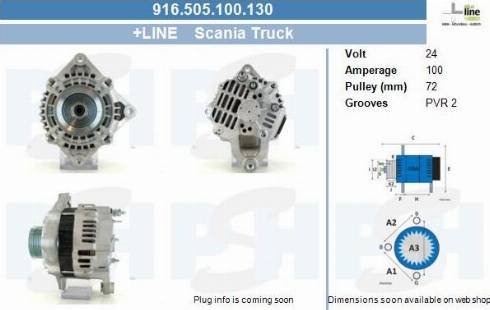 PSH 916.505.100.130 - Alternatore autozon.pro