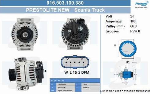 PSH 916.503.100.380 - Alternatore autozon.pro