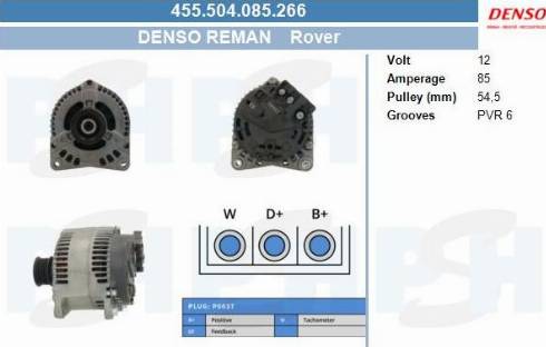 PSH 455.504.085.266 - Alternatore autozon.pro