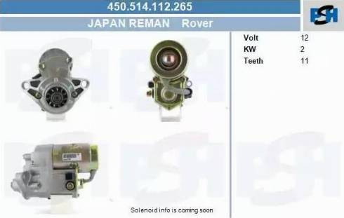 PSH 450.514.112.265 - Motorino d'avviamento autozon.pro