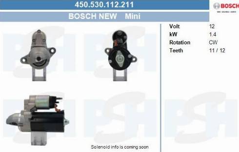 PSH 450.530.112.211 - Motorino d'avviamento autozon.pro