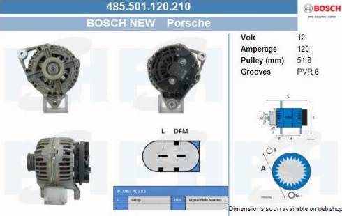 PSH 485.501.120.210 - Alternatore autozon.pro