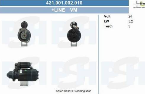 PSH 421.001.092.010 - Motorino d'avviamento autozon.pro