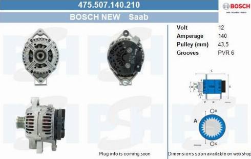 PSH 475.507.140.210 - Alternatore autozon.pro