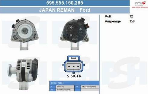 PSH 595.555.150.265 - Alternatore autozon.pro