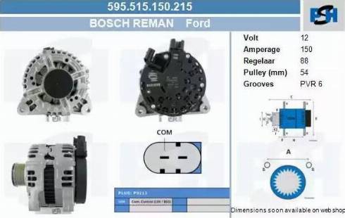 PSH 595.515.150.215 - Alternatore autozon.pro