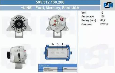 PSH 595.512.130.200 - Alternatore autozon.pro