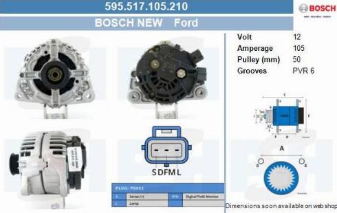 PSH 595.517.105.210 - Alternatore autozon.pro