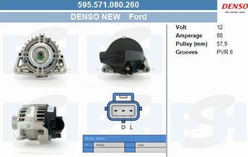 PSH 595.571.080.260 - Alternatore autozon.pro