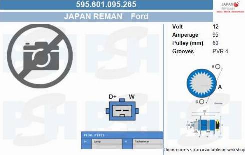 PSH 595.601.095.265 - Alternatore autozon.pro