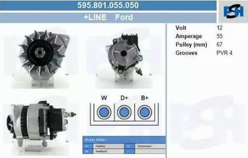 PSH 595.801.055.050 - Alternatore autozon.pro