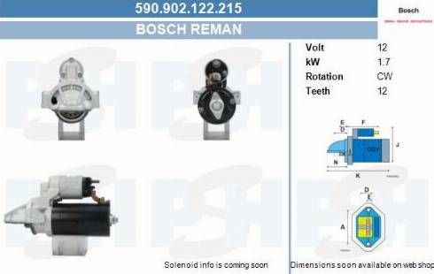 PSH 590.902.122.215 - Motorino d'avviamento autozon.pro