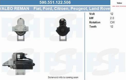 PSH 590.551.122.506 - Motorino d'avviamento autozon.pro