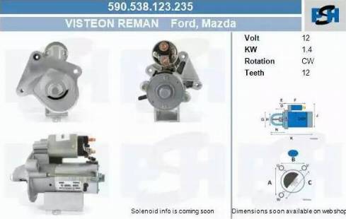 PSH 590.538.123.235 - Motorino d'avviamento autozon.pro