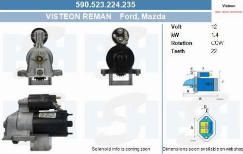 PSH 590.523.224.235 - Motorino d'avviamento autozon.pro