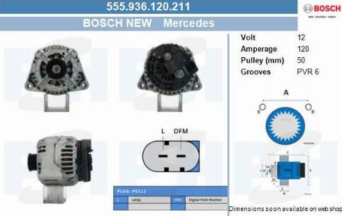 PSH 555.936.120.211 - Alternatore autozon.pro