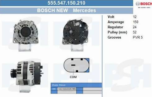 PSH 555.547.150.210 - Alternatore autozon.pro