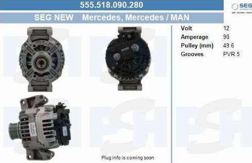 PSH 555.518.090.280 - Alternatore autozon.pro