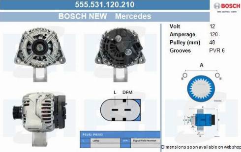 PSH 555.531.120.210 - Alternatore autozon.pro