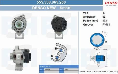 PSH 555.538.065.260 - Alternatore autozon.pro