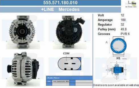 PSH 555.571.180.010 - Alternatore autozon.pro