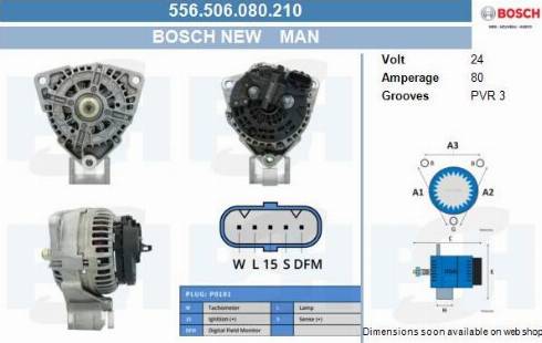 PSH 556.506.080.210 - Alternatore autozon.pro