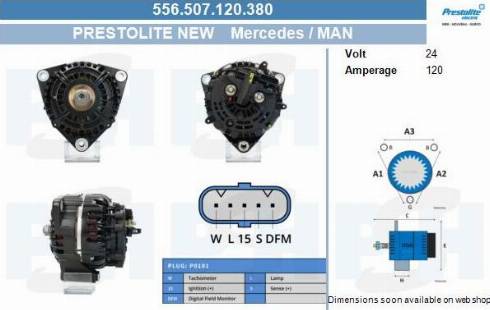 PSH 556.507.120.380 - Alternatore autozon.pro